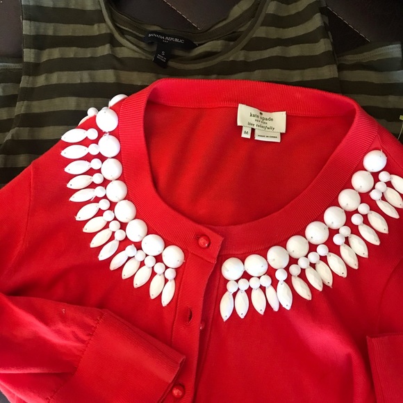 Kate Spade Cardigan! Size Medium. - Picture 3 of 3